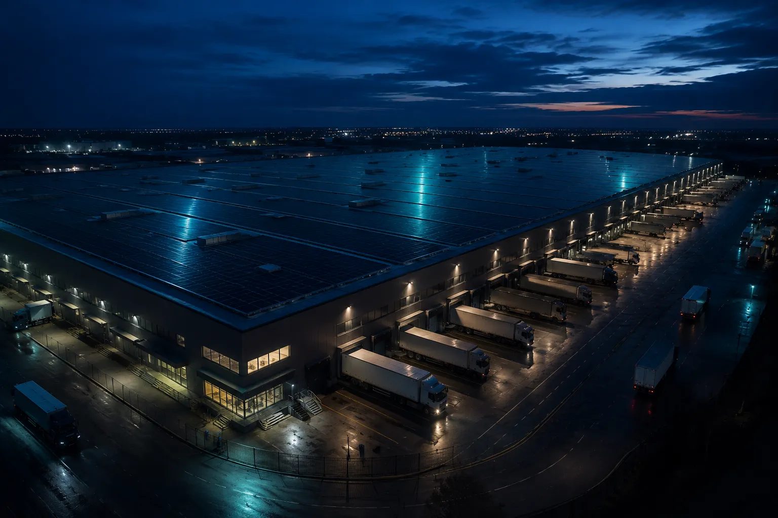 Warehouse & logistics — commercial solar in Ontario